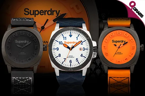 For QR289, Stay Stylish with Superdry Watches for Men & Women - Choose from 12 Snazzy Styles! (Up to QR578 Value)